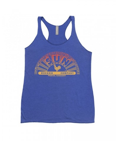 Sun Records Ladies' Tank Top | Red Ombre Logo Shirt $9.55 Shirts