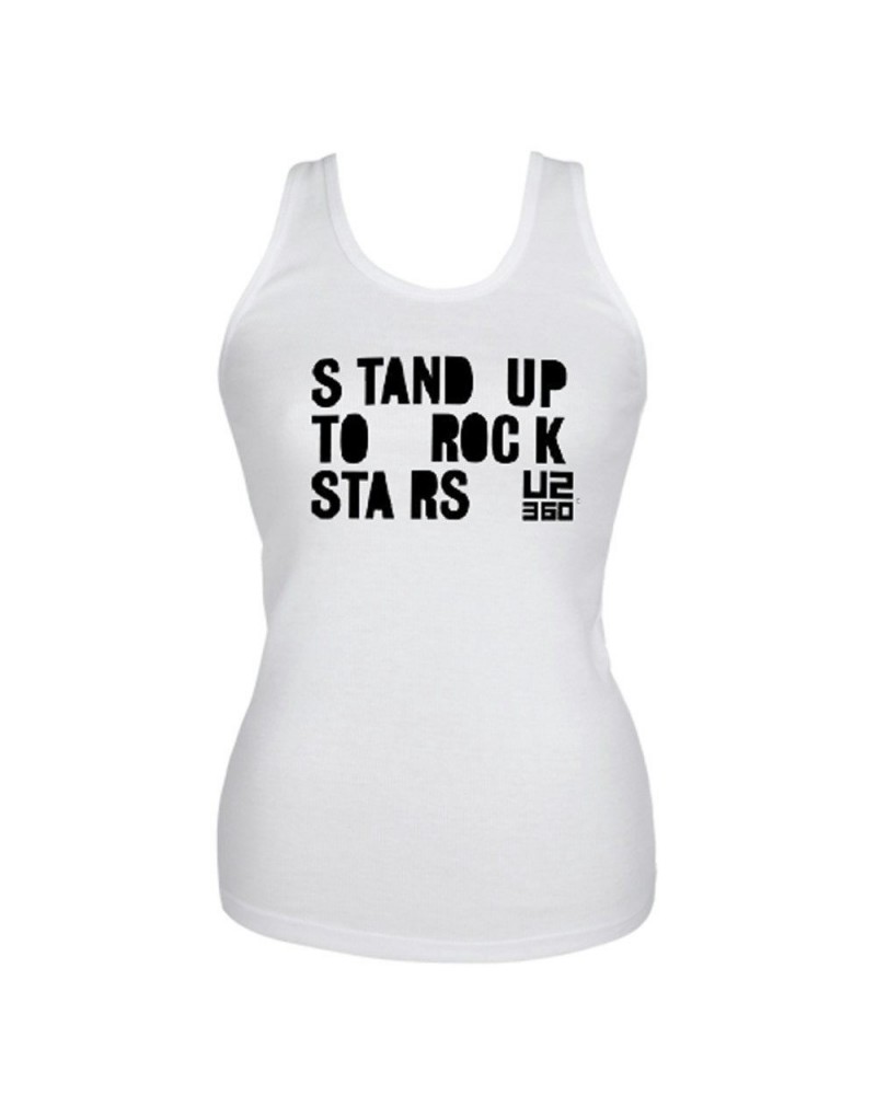 U2 Stand Up To Rock Stars Tank Top $10.75 Shirts