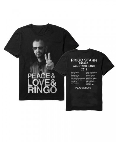 Ringo Starr PLR Photo Black Tour T-Shirt $12.60 Shirts