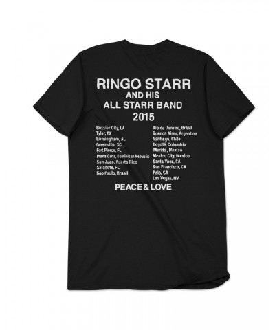 Ringo Starr PLR Photo Black Tour T-Shirt $12.60 Shirts