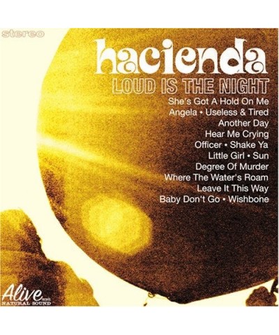 Hacienda US LOUD IS THE NIGHT CD $5.95 CD