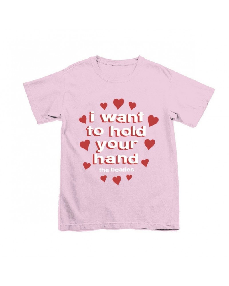 The Beatles I Want To Hold Your Hand Pink T-Shirt $15.00 Shirts