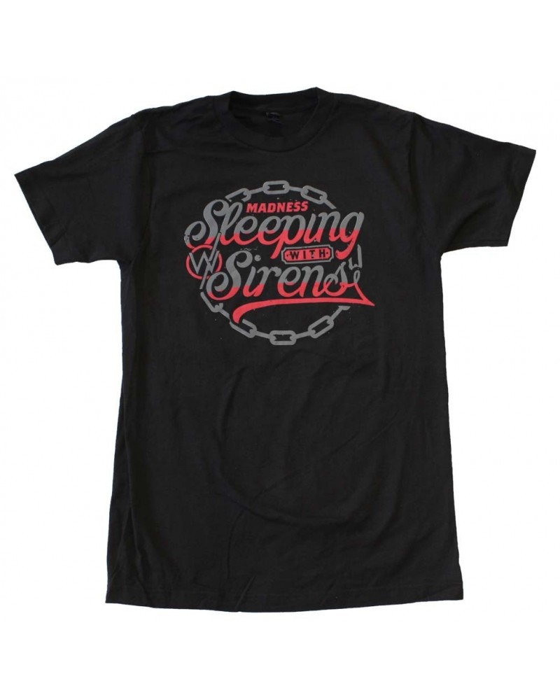 Sleeping With Sirens T Shirt | Sleeping with Sirens Red Chain T-Shirt $6.51 Shirts