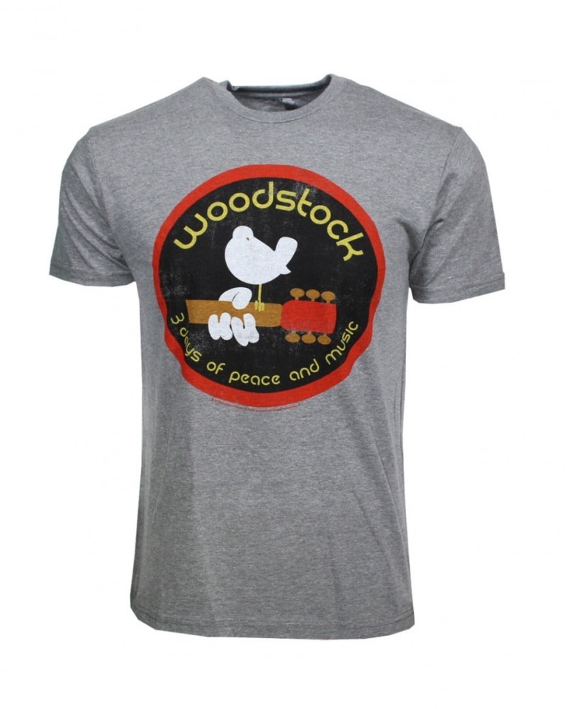 Woodstock T Shirt | Woodstock Logo Triblend T-Shirt $8.89 Shirts