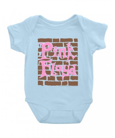 Pink Floyd Baby Short Sleeve Bodysuit | Retro The Wall Bodysuit $7.18 Kids