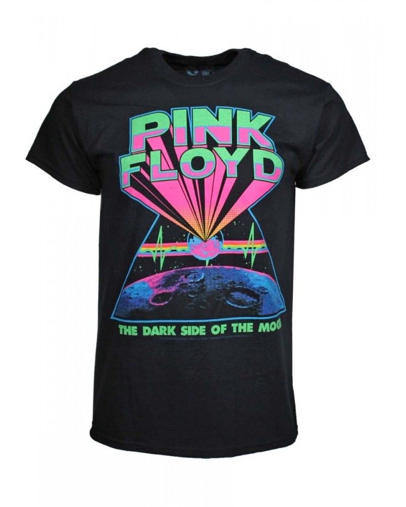 Pink Floyd T Shirt | Pink Floyd Dark Side Blacklight T-Shirt $8.58 Shirts