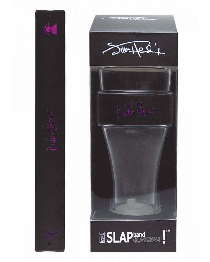 Jimi Hendrix Purple Haze Heavy Duty Slap Band Pint Glass $6.38 Drinkware