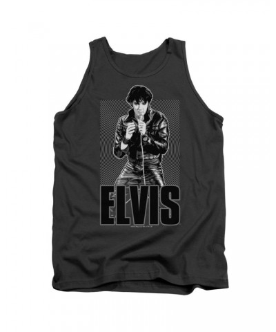 Elvis Presley Tank Top | LEATHER Sleeveless Shirt $6.84 Shirts