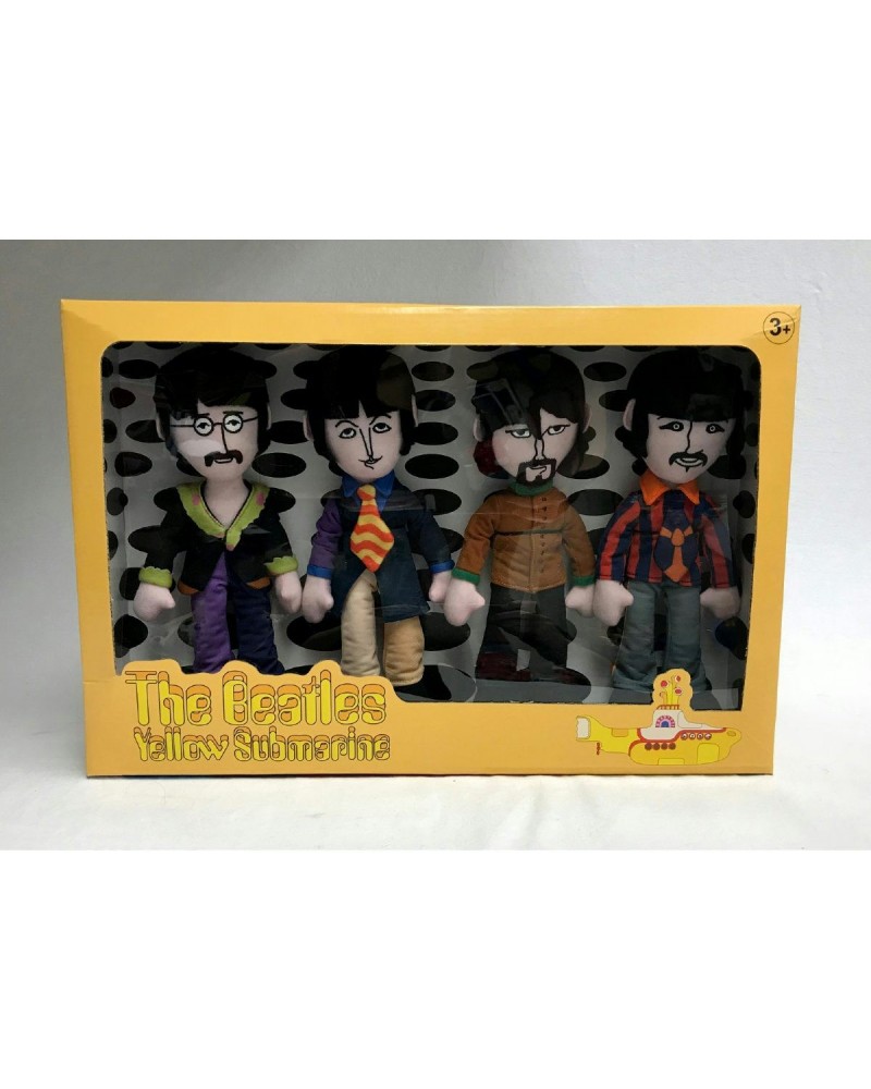 The Beatles 4 Band Member Plush Box Set $18.00 Figurines