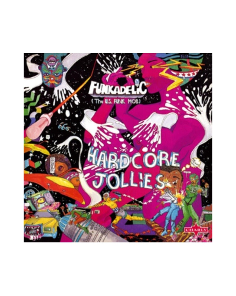 Funkadelic LP Vinyl Record - Hardcore Jollies (Pink Translucent Vinyl) $16.13 Vinyl