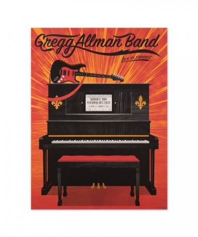 Gregg Allman Ft. Myers Event Poster $4.40 Decor