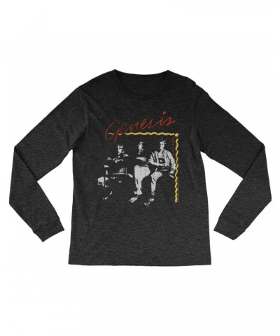 Genesis Long Sleeve Shirt | Abacab Album Design Distressed Shirt $13.78 Shirts