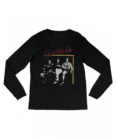 Genesis Long Sleeve Shirt | Abacab Album Design Distressed Shirt $13.78 Shirts