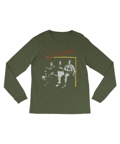 Genesis Long Sleeve Shirt | Abacab Album Design Distressed Shirt $13.78 Shirts