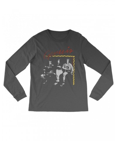 Genesis Long Sleeve Shirt | Abacab Album Design Distressed Shirt $13.78 Shirts