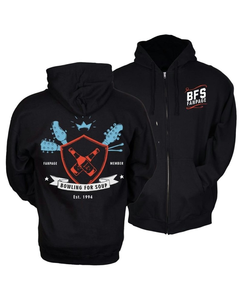 Bowling For Soup Official 2018 Fan Page Hoodie $23.00 Sweatshirts