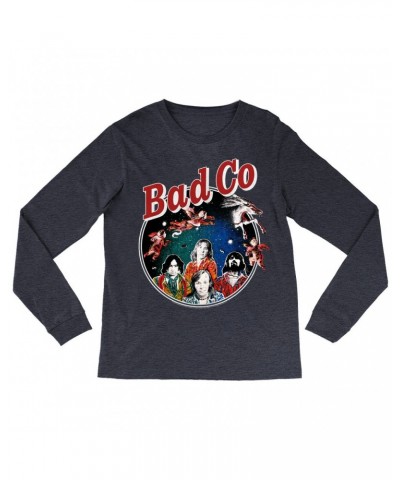 Bad Company Long Sleeve Shirt | Angels Distressed Image Shirt $12.88 Shirts