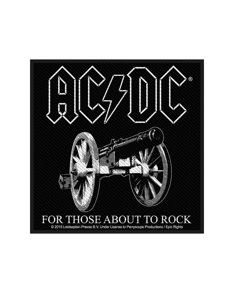 AC/DC For Those About To Rock' Patch $3.47 Accessories