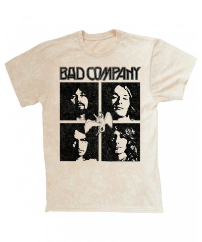 Bad Company T-shirt | The Early Years Band Design Mineral Wash Shirt $12.88 Shirts