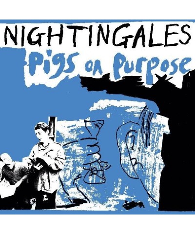 The Nightingales PIGS ON PURPOSE (BLUE VINYL/2LP/DL CARD) Vinyl Record $15.21 Vinyl