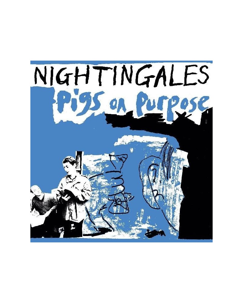 The Nightingales PIGS ON PURPOSE (BLUE VINYL/2LP/DL CARD) Vinyl Record $15.21 Vinyl