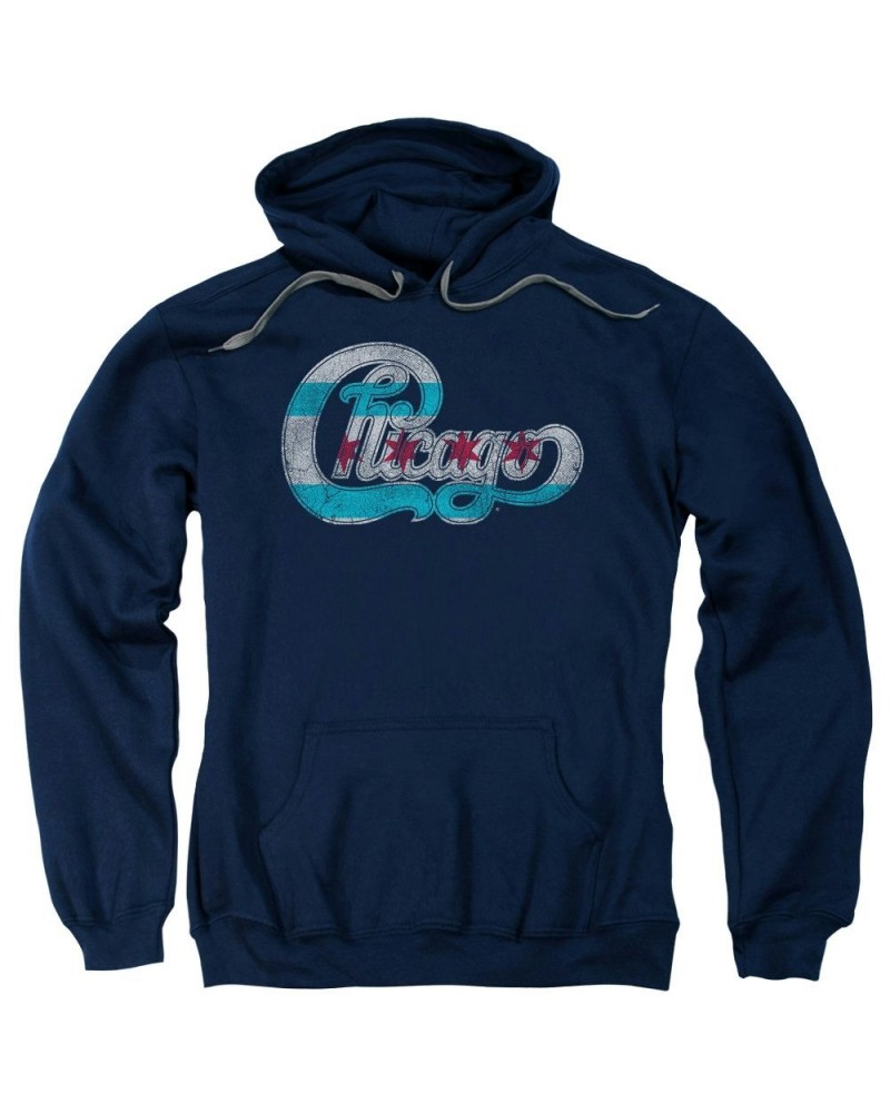 Chicago Hoodie | FLAG LOGO Pull-Over Sweatshirt $14.70 Sweatshirts