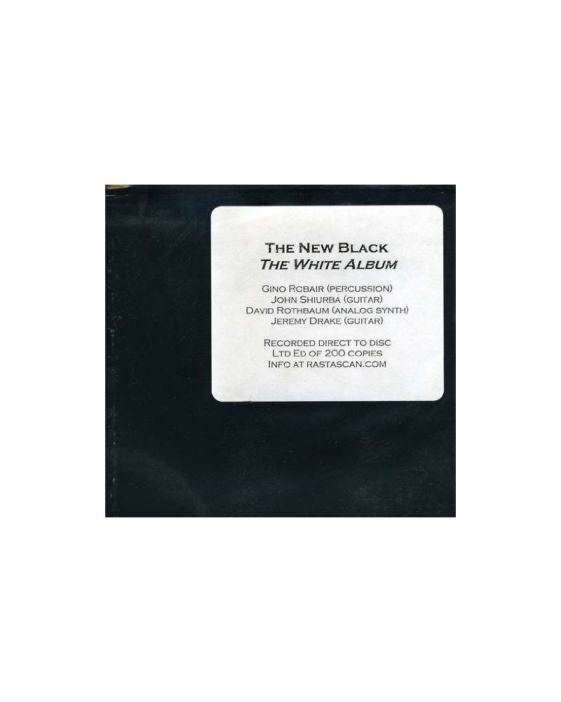 The New Black WHITE ALBUM Vinyl Record $7.03 Vinyl