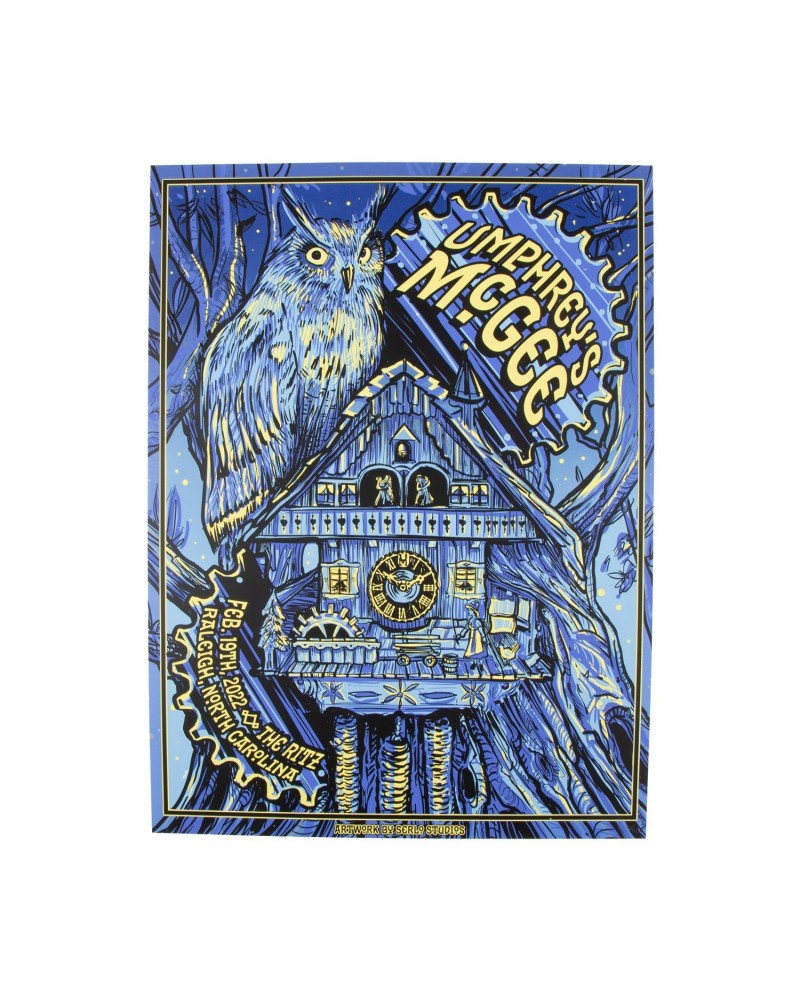 Umphrey's McGee The Ritz Raleigh NC Poster by Serlo Studios $13.20 Decor