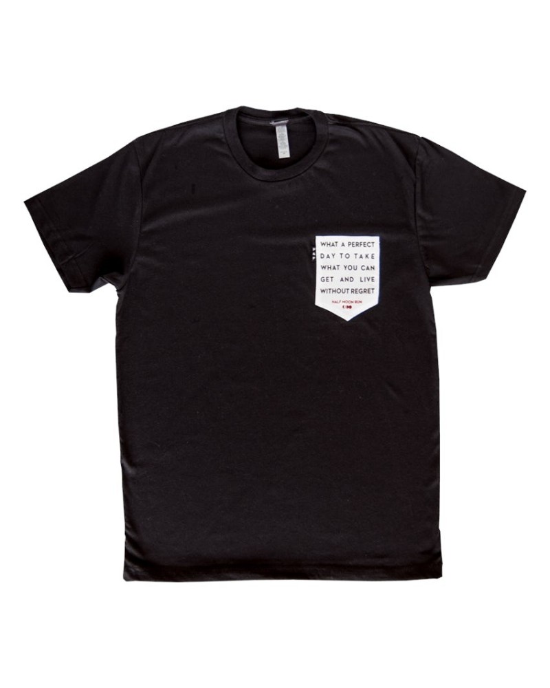 Half Moon Run Lyric Pocket T-Shirt $5.78 Shirts