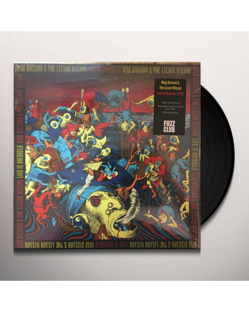 King Gizzard & The Lizard Wizard LIVE IN BRUSSELS '19 (FUZZ CLUB OFFICIAL BOOTLEG) (COLOURED VINYL) Vinyl Record $19.20 Vinyl