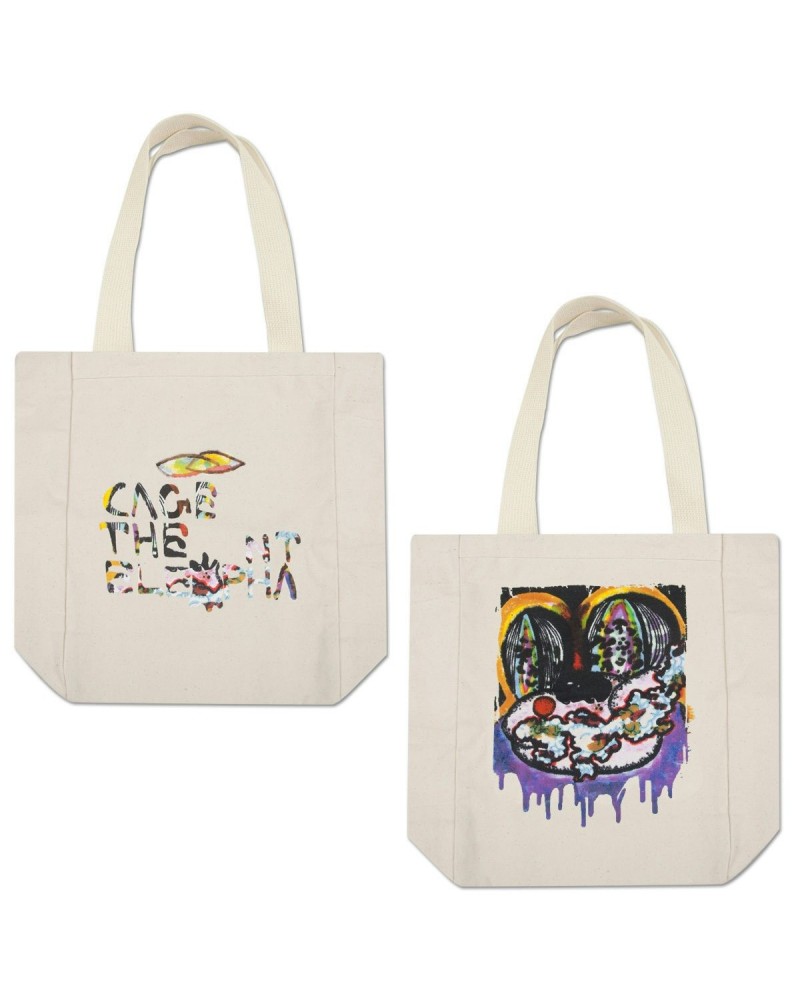 Cage The Elephant Face Drip Tote Bag $7.20 Bags