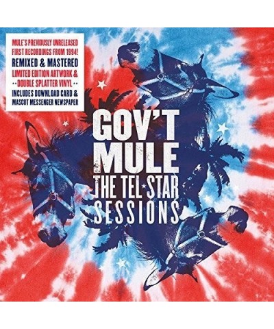 Gov't Mule TEL-STAR SESSIONS: LIMITED (SPLATTER VINYL) Vinyl Record $13.79 Vinyl