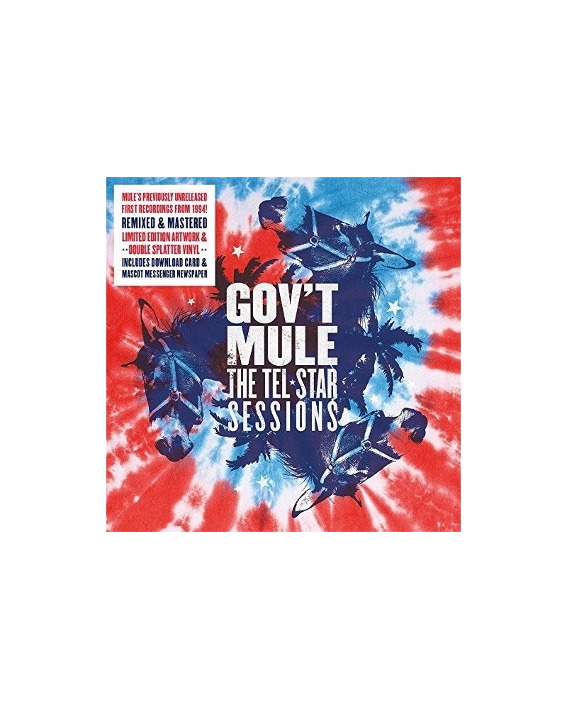 Gov't Mule TEL-STAR SESSIONS: LIMITED (SPLATTER VINYL) Vinyl Record $13.79 Vinyl